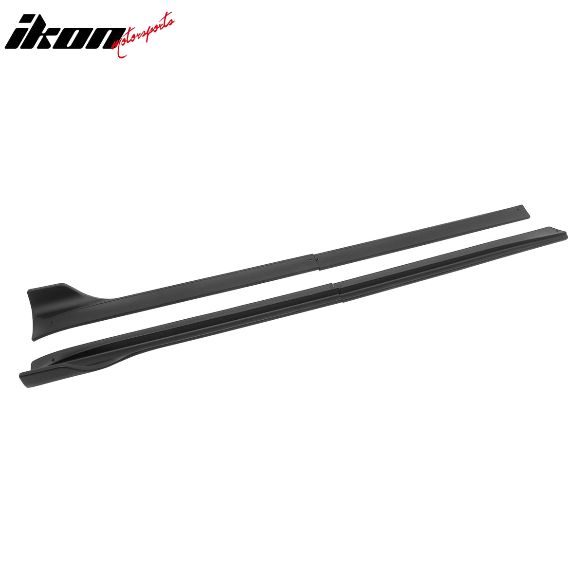 Fits 20-24 Tesla Model Y IKON V3 Style Matte Black Side Skirts Extension Lip ABS