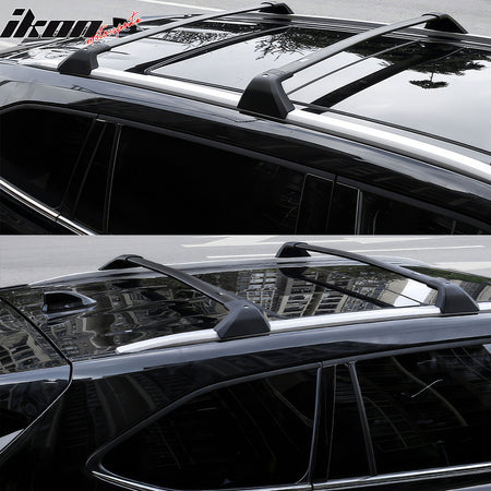 Fits 20-25 Toyota Highlander Aluminum Roof Rack Rail Luggage Carrier Cross Bars
