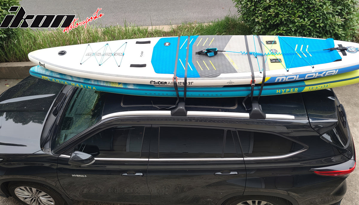 Fits 20-25 Toyota Highlander Aluminum Roof Rack Rail Luggage Carrier Cross Bars