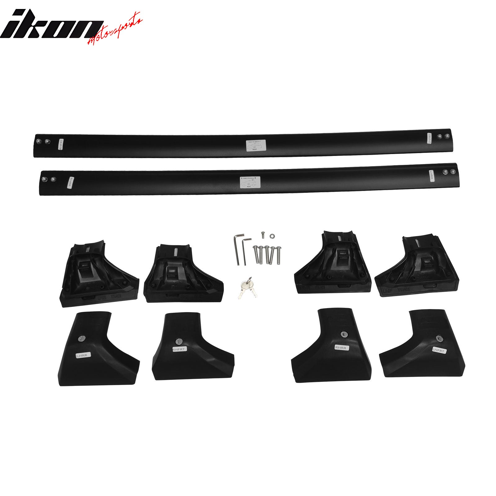 Speed Daddy Aluminum Roof Rack Cross Bars For 2020-2024 Toyota Highlander – Black, 165lb Capacity