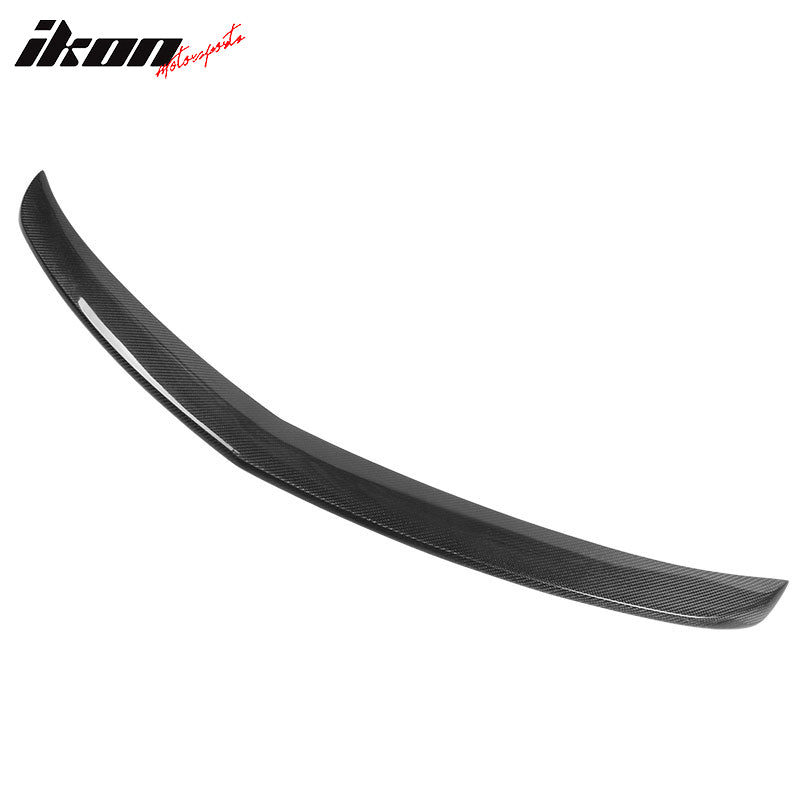 Fits 20-25 Cadillac CT5 OE Style Rear Trunk Spoiler Wing Lip Real Carbon Fiber