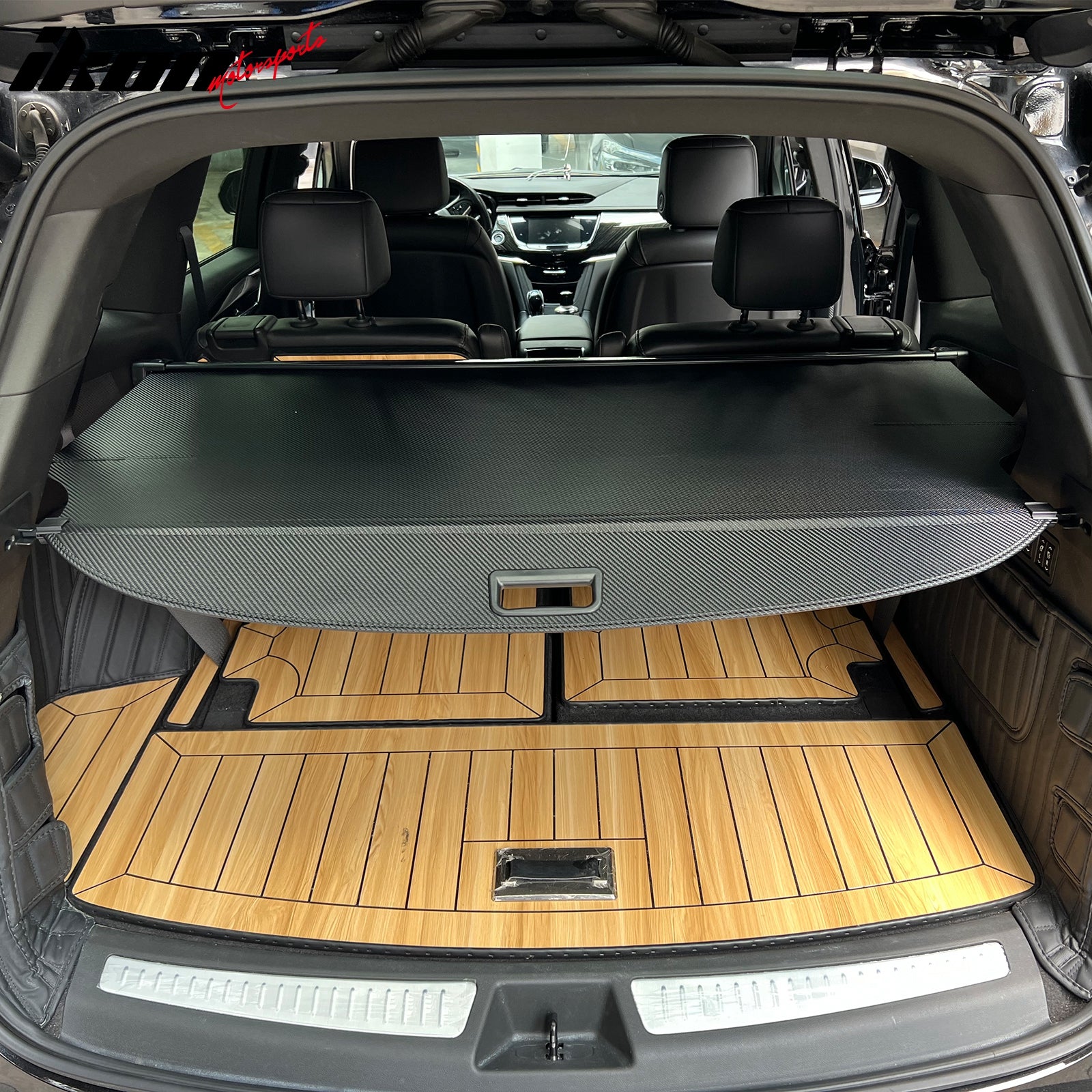 IKON MOTORSPORTS, Rear Cargo Cover Compatible With 2020-2025