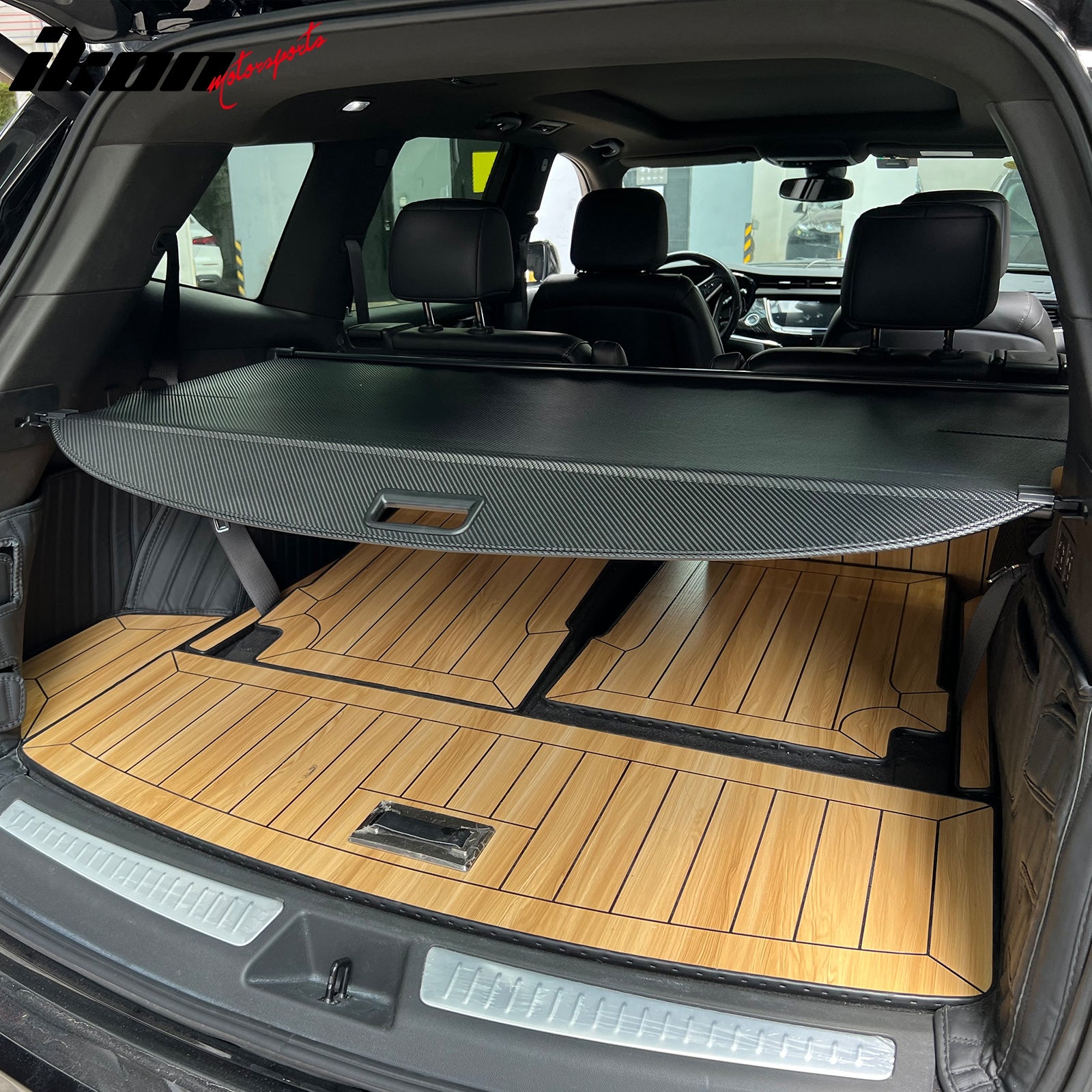 IKON MOTORSPORTS, Rear Cargo Cover Compatible With 2020-2025