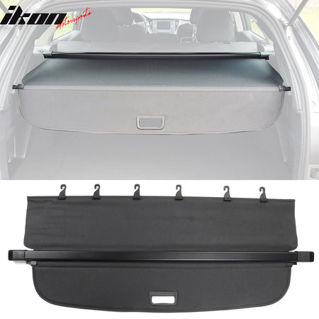 IKON MOTORSPORTS 2-in-1 Trunk Liner Set, Compatible with 2020-2024 Subaru Outback, Storage Organized Cargo Cover & All-Weather Protection Waterproof Trunk Floor Mat