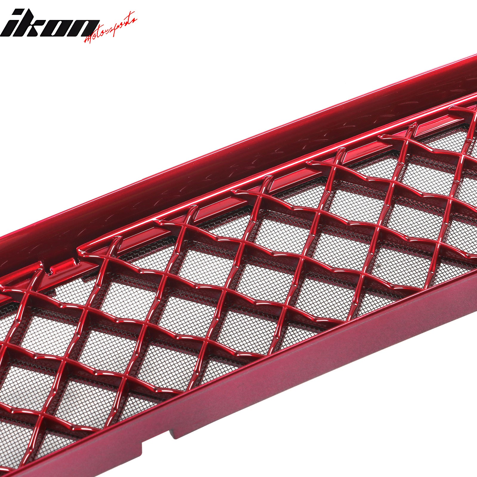 Fits 20-24 Tesla Model Y Air Vent Cover Intake Inlet Front Lower Grille Red ABS