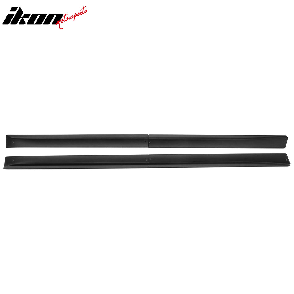 2020-2024 Tesla Model Y Matte Black Side Skirts Rocker Panel Lip ABS