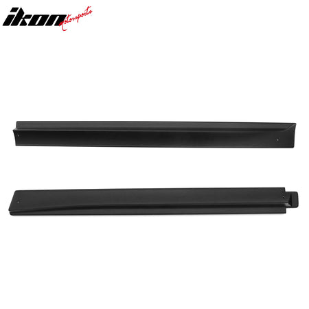Fits 20-24 Tesla Model Y V2 Style Matte Black Side Skirts Diffuser Splitter ABS