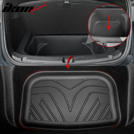 Fits 20-25 Tesla Model Y Rear Storage Cargo Floor Liner Cover Trunk Mat 3D TPE
