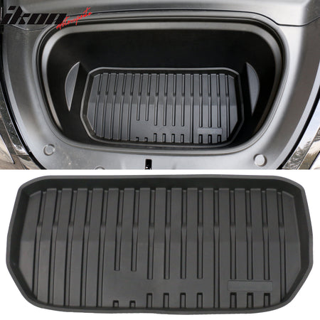 Fits 20-25 Tesla Model Y All Weather Trunk Mats Cargo Liner Injection TPE - 3PCS