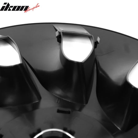 Fits 20-24 Tesla Model Y 20'' V1 Style Wheel Covers Hubcaps Rim Matte Black 4PCS