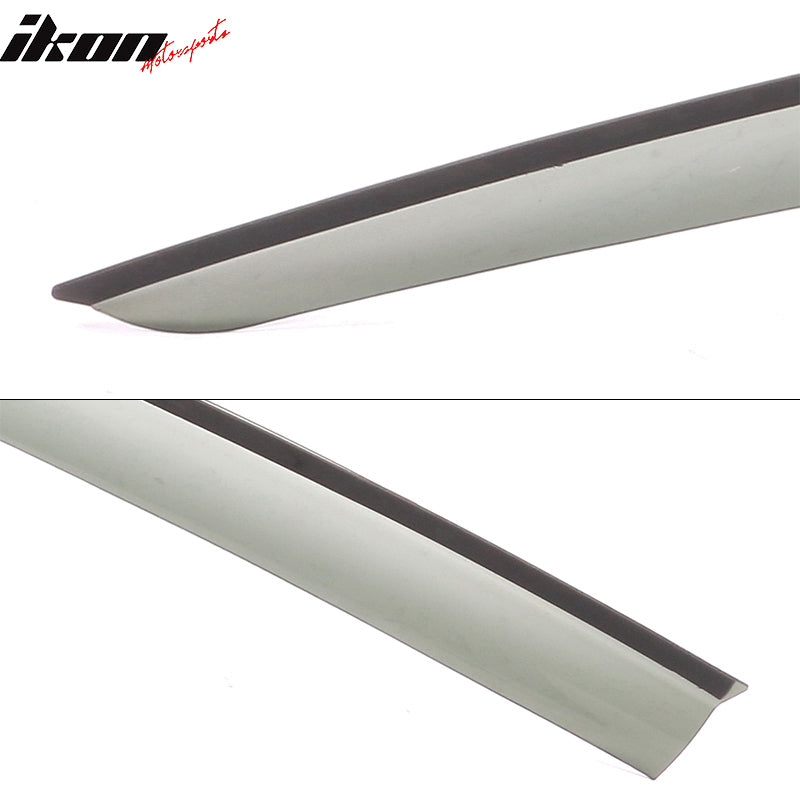 Fits 20-24 Tesla Model Y Tape-On Window Visors Sun Rain Guards Deflectors 4PCS