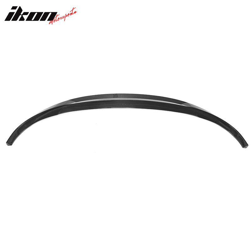 Fits 20-25 Tesla Y IKON Style Front Bumper Lip Spoiler Real Carbon Fiber