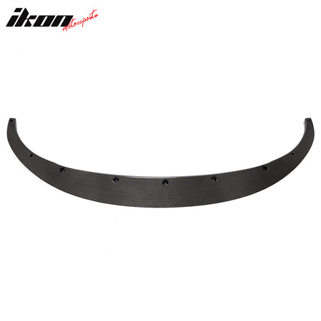Fits 20-25 Tesla Y IKON Style Front Bumper Lip Spoiler Real Carbon Fiber