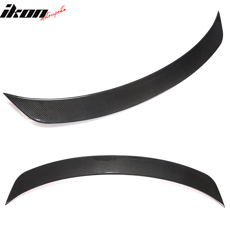 Fits 20-25 Tesla Model Y IKON Style Trunk Spoiler Wing - Carbon Fiber