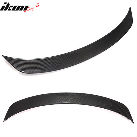 Fits 20-25 Tesla Model Y IKON Style Trunk Spoiler Wing - Carbon Fiber