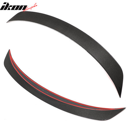 Fits 20-25 Tesla Model Y IKON Style Trunk Spoiler Wing - Carbon Fiber