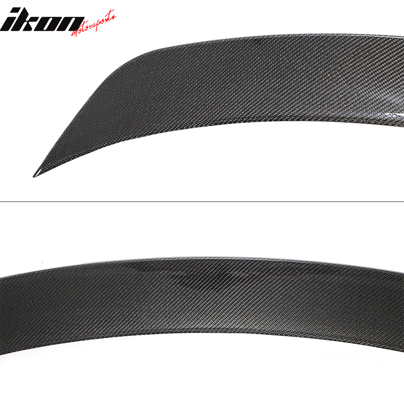 Fits 20-25 Tesla Model Y IKON Style Trunk Spoiler Wing - Carbon Fiber
