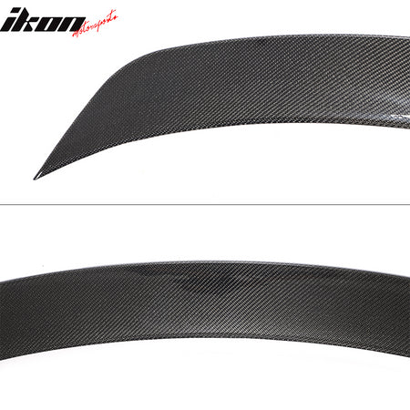 Fits 20-25 Tesla Model Y IKON Style Trunk Spoiler Wing - Carbon Fiber