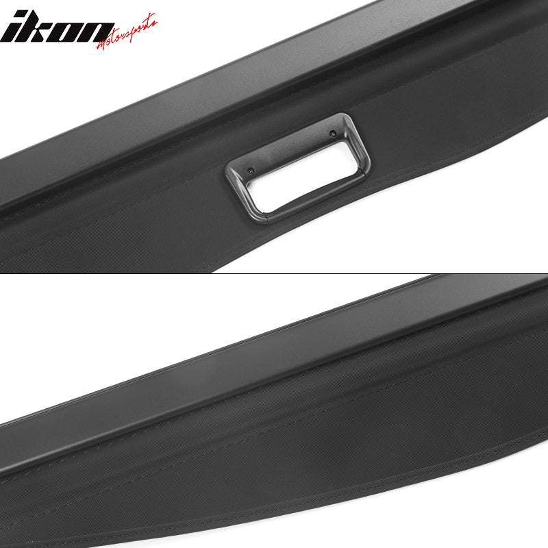 Fits 20-25 Toyota Highlander Retractable Rear Cargo Cover Canvas Texture Style