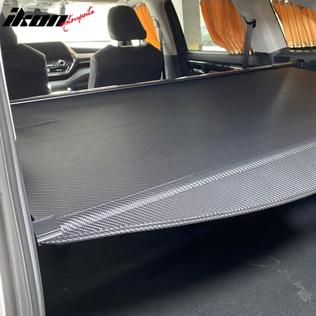 Fits 20-25 Highlander TPE Trunk Mat Cargo Pad + Carbon Fiber Texture Cargo Cover