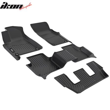 Fits 20-25 Audi Q7/SQ7 Floor Mats TPE Carpets 3D All Weather Custom Boot Liner
