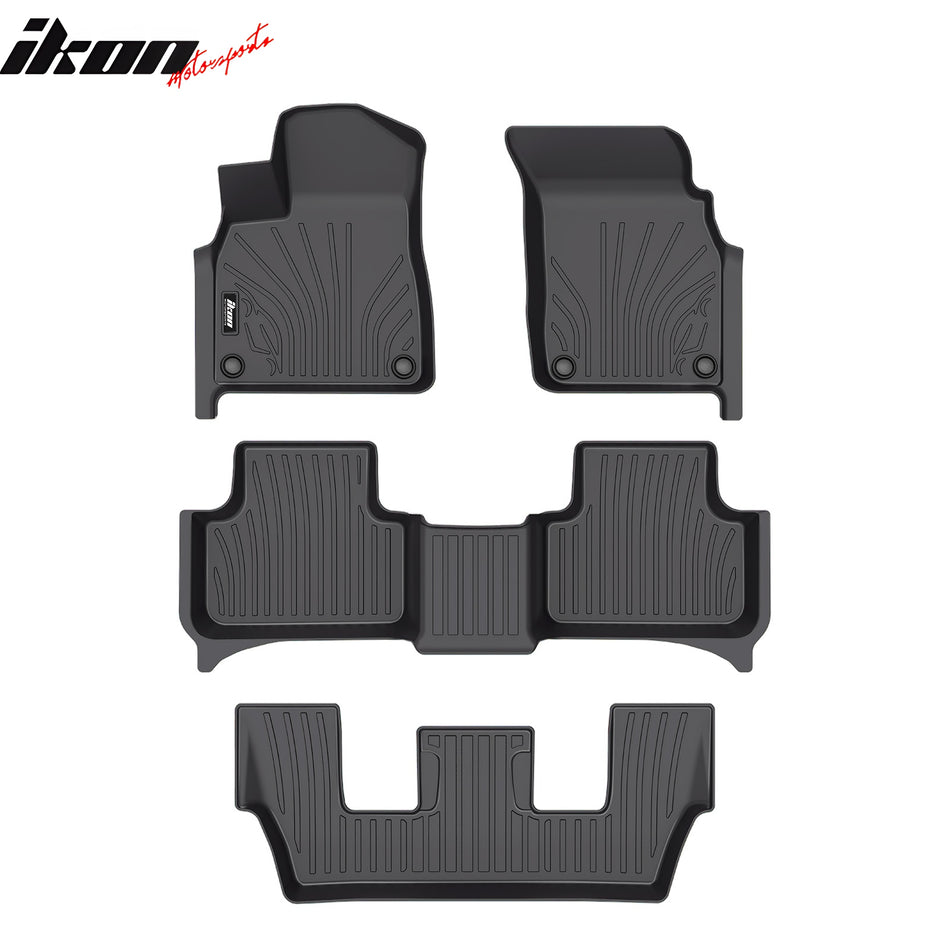 2020-2025 Audi Q7/SQ7 Floor Mats TPE 3D All Weather IKON Style Carpets