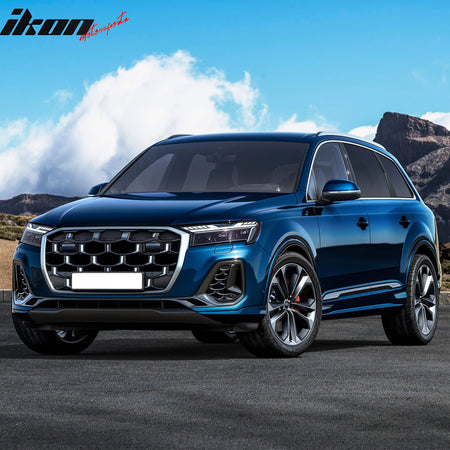 Fits 20-25 Audi Q7/SQ7 Floor Mats TPE Carpets 3D IKON Style All Weather Liner