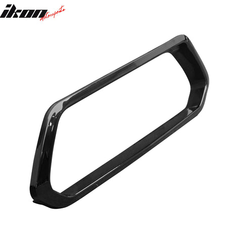 For 20-25 Chevy Corvette C8 Rear Bumper Cover + Black Quad Exhaust Tip + Grille