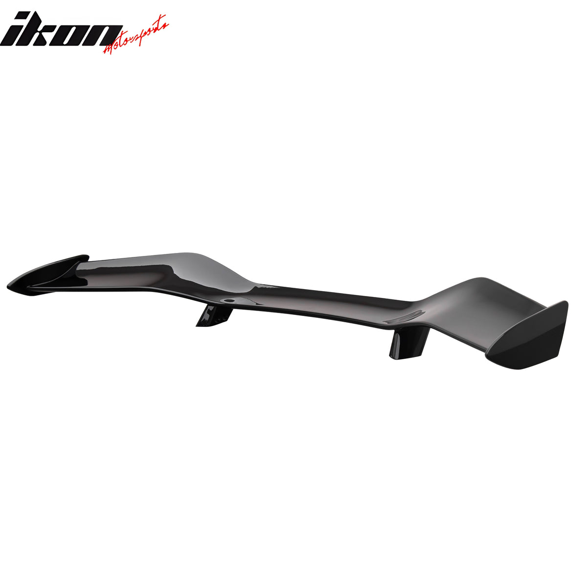 Fits 20-25 Corvette C8 Z07 Style Pearl Black Trunk Spoiler Panel Mount Brackets