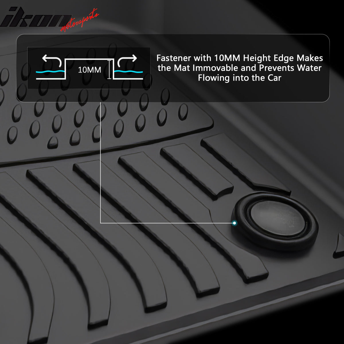 Fits 20-25 Land Rover Range Rover Evoque Floor Mats TPE Carpet All Weather Liner