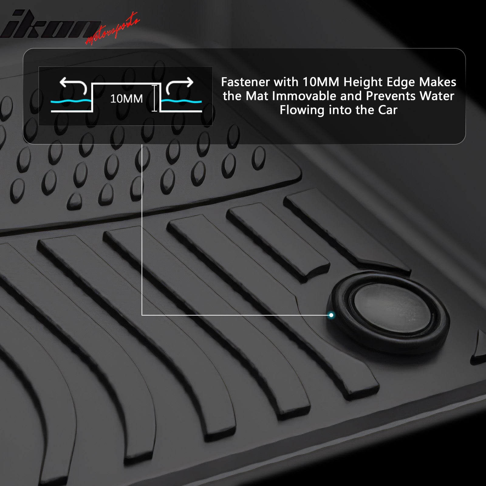 Fits 20-25 Land Rover Range Rover Evoque Floor Mats TPE Carpet All Weather Liner