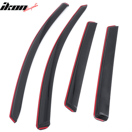 Fits 20-25 Nissan Sentra Window Visor In-Channel Sun Rain Guard Deflector Shield