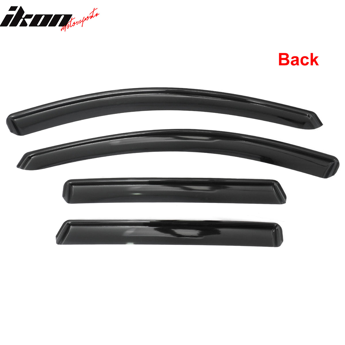 Fits 20-25 Nissan Sentra Window Visor In-Channel Sun Rain Guard Deflector Shield