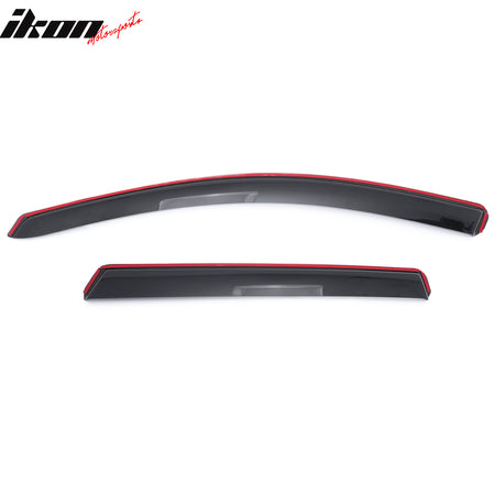 Fits 20-25 Nissan Sentra Window Visor In-Channel Sun Rain Guard Deflector Shield