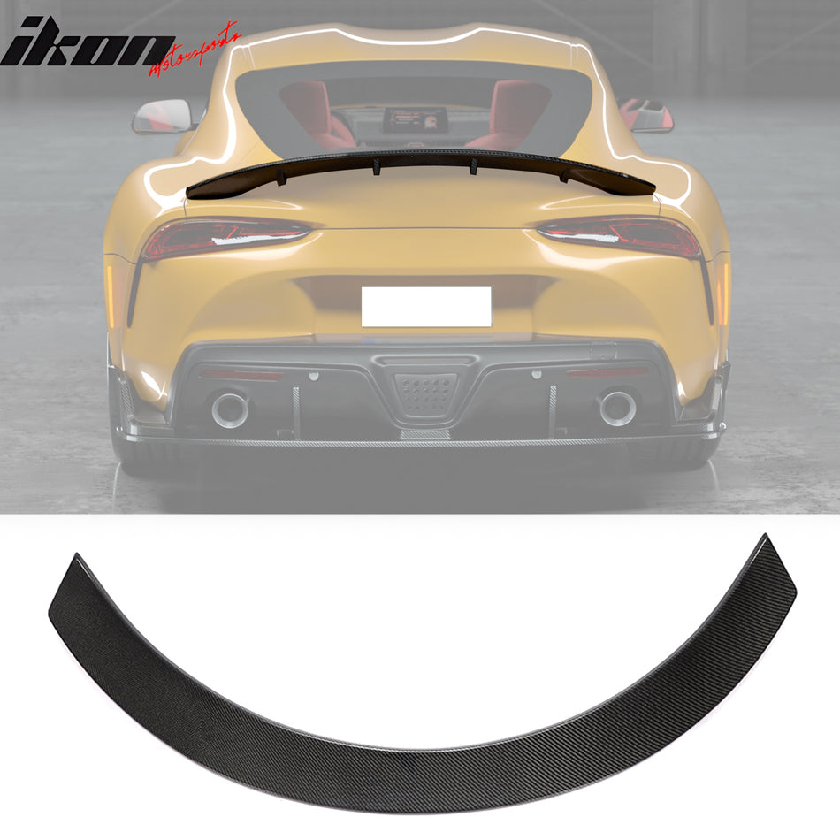 Trunk Spoiler for Toyota GR Supra 2020-2026 MZ Speed Gloss Carbon Fiber
