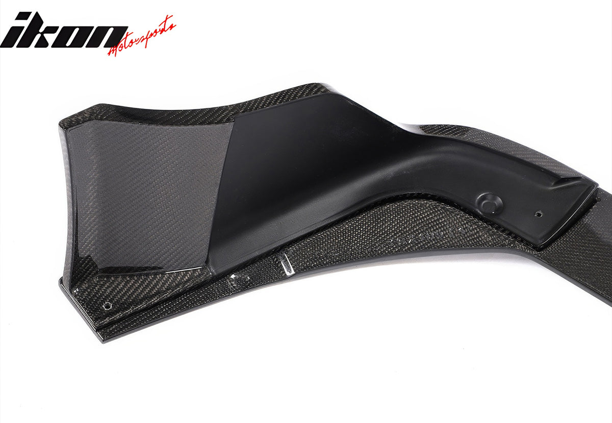 Fits 20-26 Toyota GR Supra A90 A91 MZ Speed Rear Bumper Lip Gloss Carbon Fiber