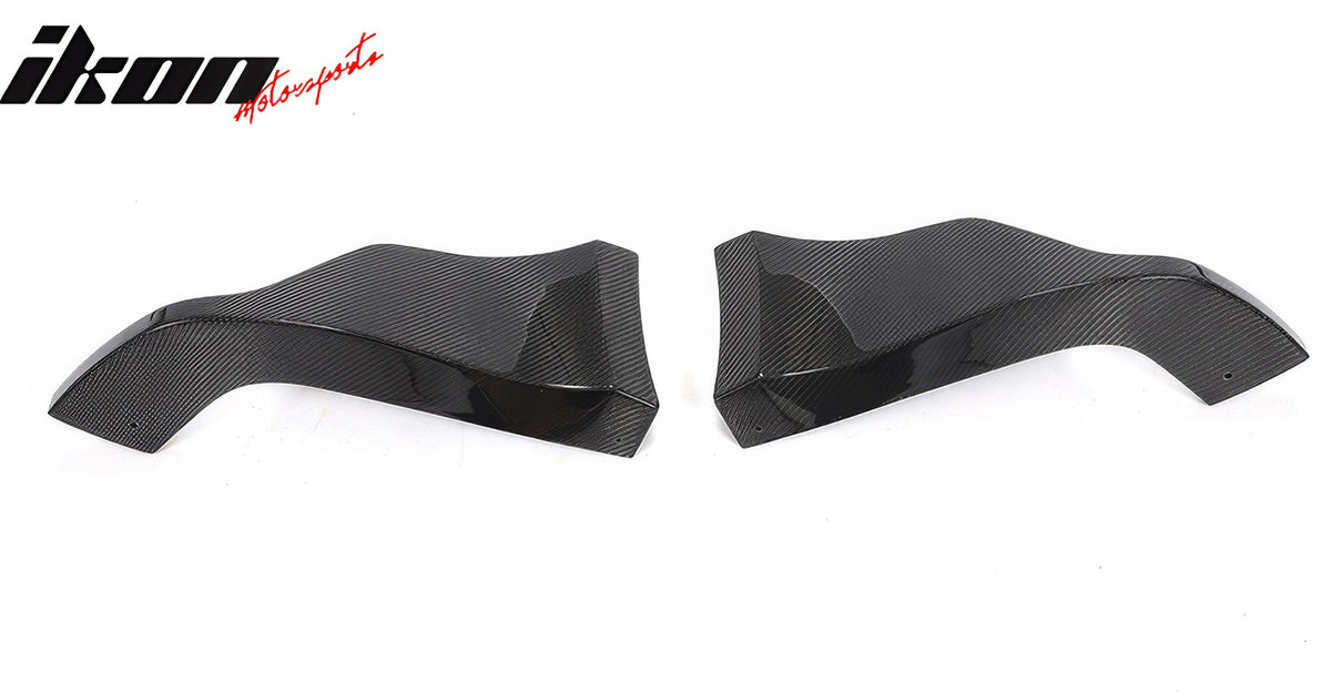 Fits 20-26 Toyota GR Supra A90 A91 MZ Speed Rear Bumper Lip Gloss Carbon Fiber