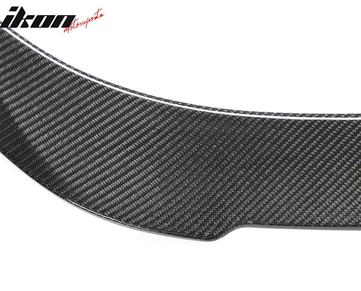 Fits 20-26 Toyota GR Supra A90 A91 V Style Rear Trunk Spoiler Gloss Carbon Fiber