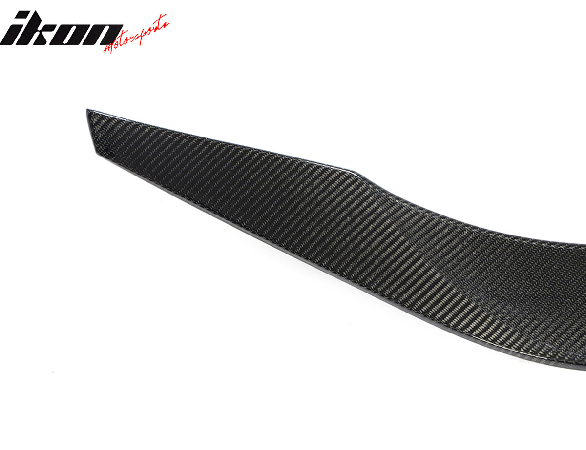 Fits 20-26 Toyota GR Supra A90 A91 V Style Rear Trunk Spoiler Gloss Carbon Fiber