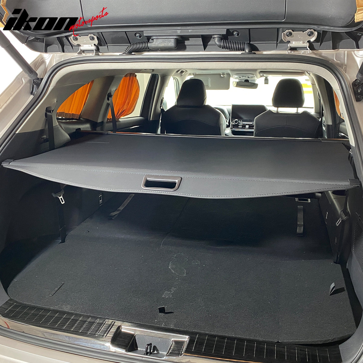 Fits 20-25 Toyota Highlander 3D TPE Rear Trunk Mat + Backrest Mat + Cargo Cover