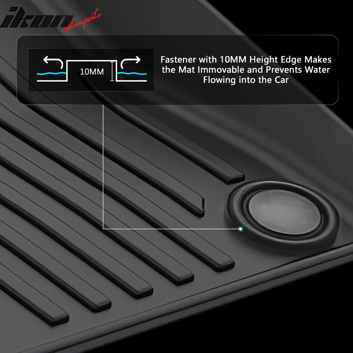 Fits 2020 Volvo V60 PHEV/21-25 V60 Recharge/19-25 S60 PHEV Floor Mats TPE Carpet