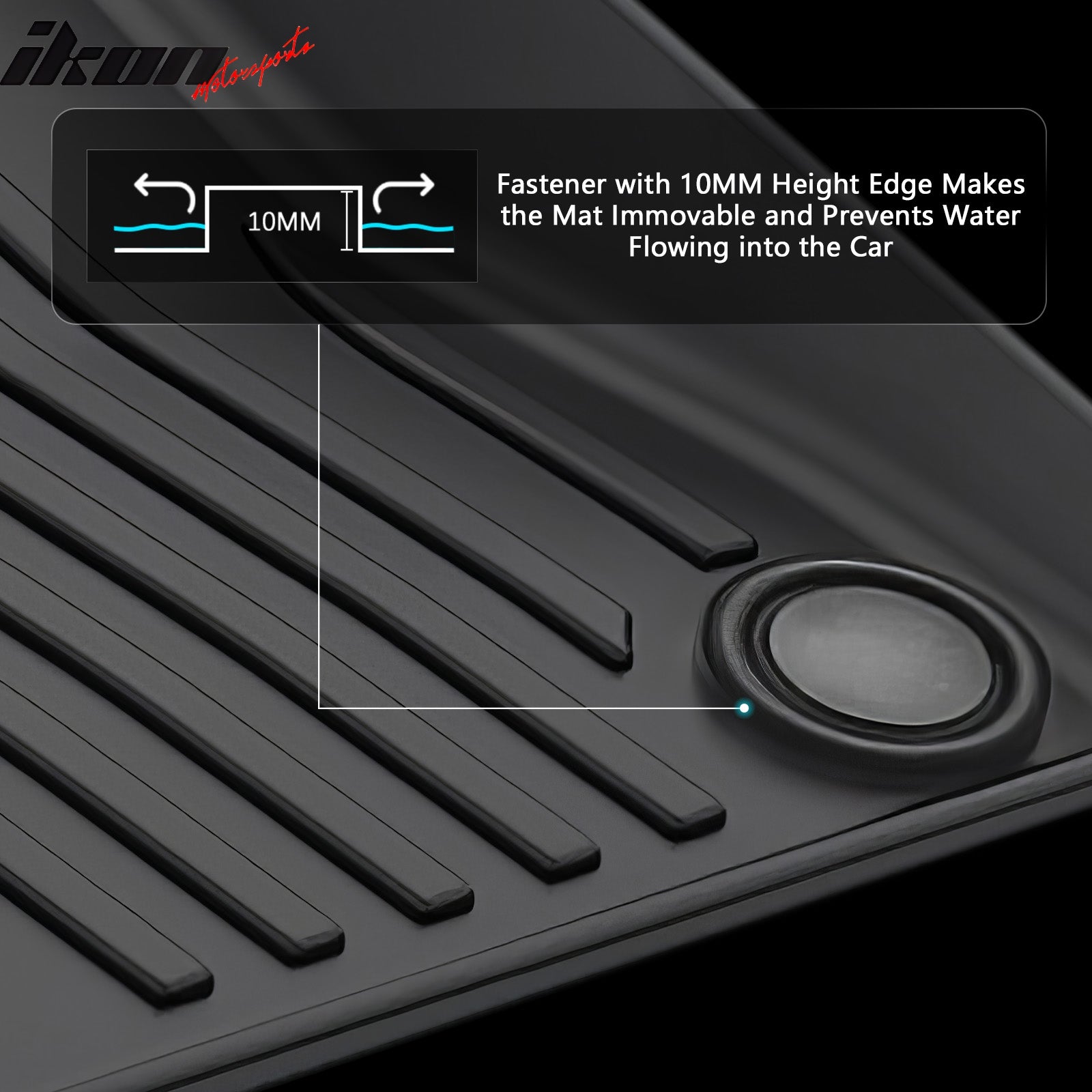 Fits 2020 Volvo V60 PHEV/21-25 V60 Recharge/19-25 S60 PHEV Floor Mats TPE Carpet