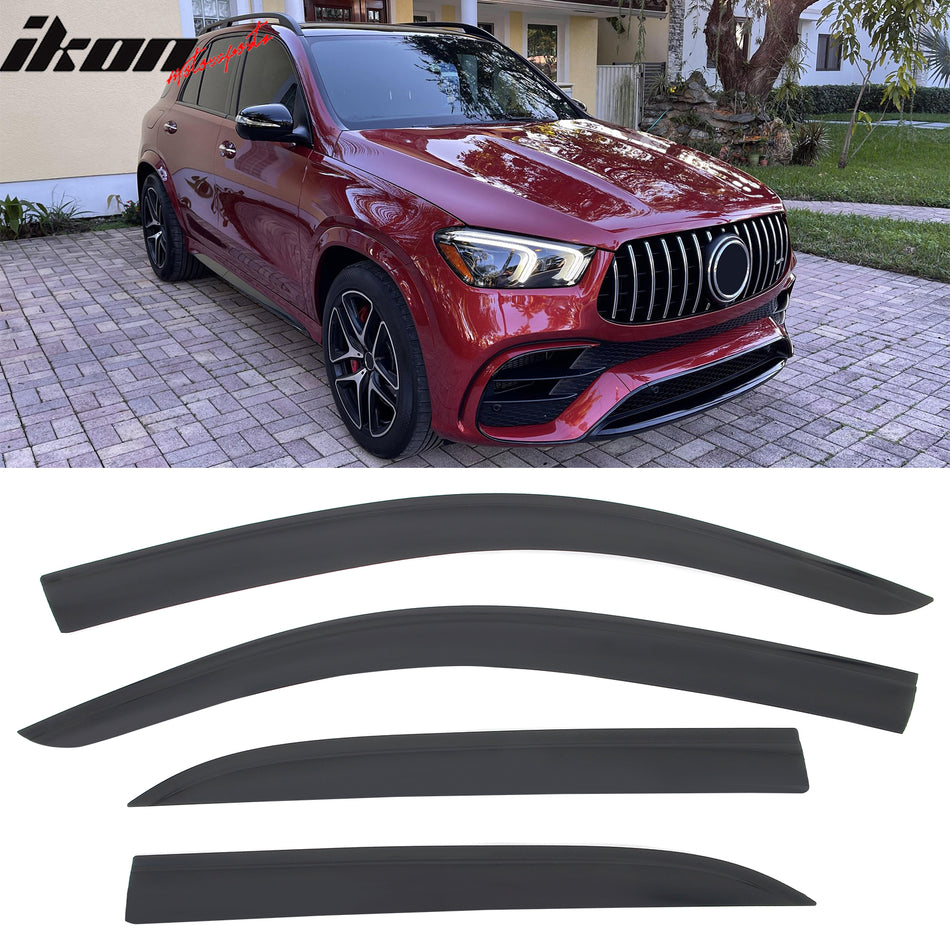 2020-2025 Benz W167 GLE-Class SUV Low Profile Style Smoke Window Visor