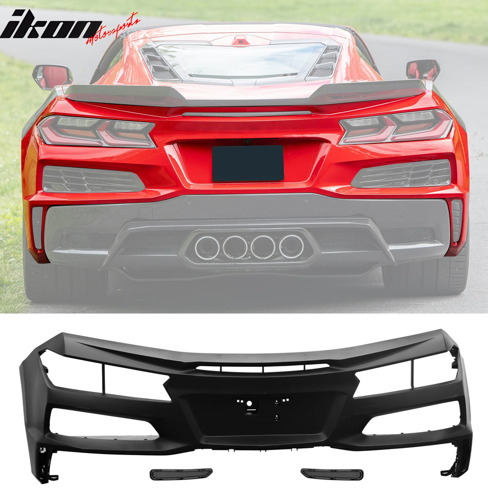 2020-2025 Chevy Corvette Stingray Z51 C8 Z06 Rear Bumper Cover PP