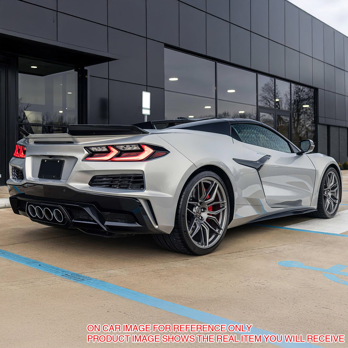 Fits 20-25 Corvette Stingray Z51 C8 Z06 Rear Bumper Cover Conversion Replacement