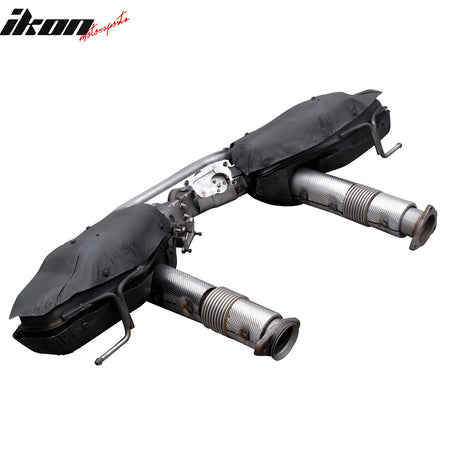 Fits 20-25 Chevy Corvette C8 Z51 Z06 OE Black Rear Muffler W/ Quad Exhaust Tips