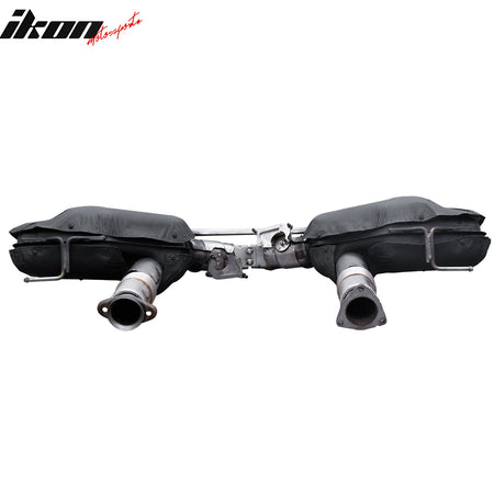 Fits 20-25 Chevy Corvette C8 Z51 Z06 OE Black Rear Muffler W/ Quad Exhaust Tips