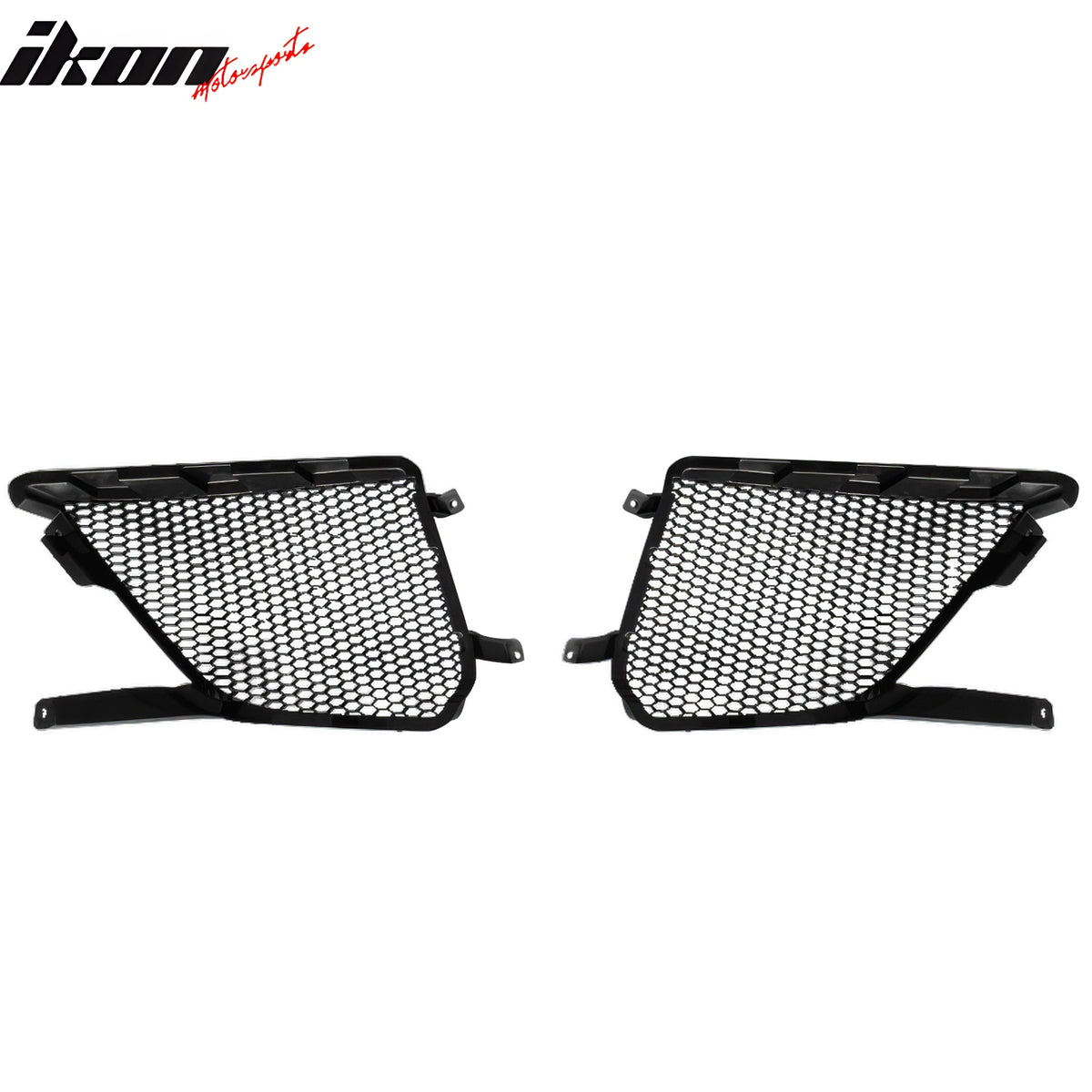 For 20-25 Chevy Corvette Stingray Z51 ABS Front Bumper Lower Mesh Insert Grilles