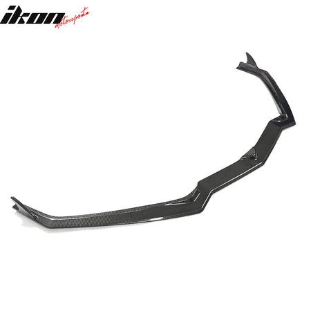 Fits 20-25 Chevrolet Corvette C8 Carbon Fiber Front Bumper Lip Spoiler Splitter