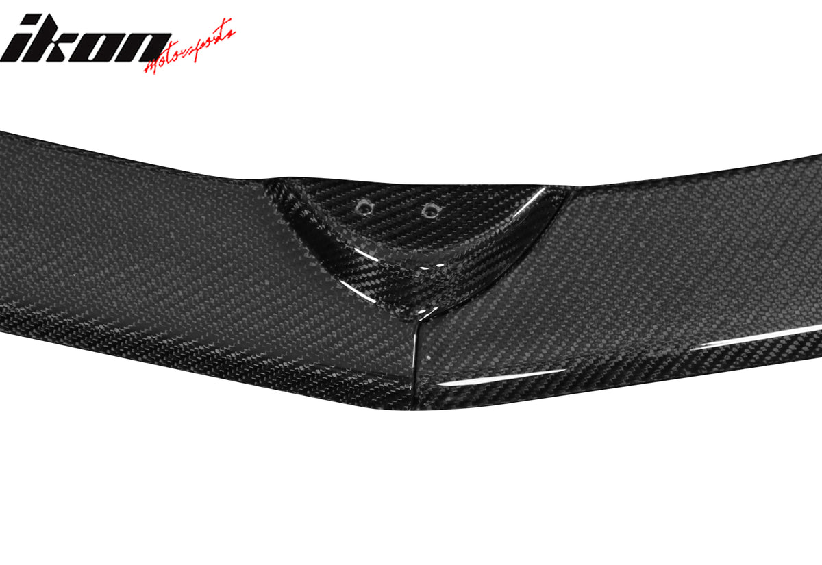 Fits 20-25 Corvette C8 Stingray/Z51 Carbon Fiber Front Bumper Lip Splitter 2PC